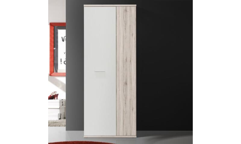 NOFS-14 NORBERT szafa gospodarcza dąb piaskowy / biały - obrazek 3