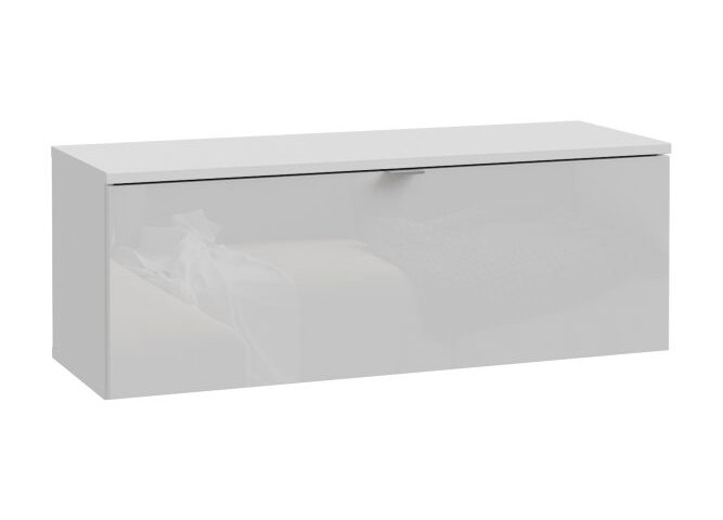 Szafka RTV wisząca 100 cm LIBERTAD Biały/Biały Połysk Indeks: LBTT111-M786 lłfr-01 biały