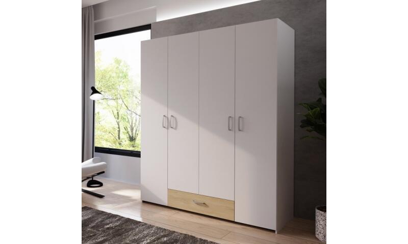 EDFS-22 EDYTA szafa biały / dąb puccini - obrazek 5