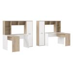 Biurko narożne z regałem Biały/Dąb Sonoma Indeks: ERBB541-T29 nofb-02