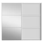 Opis Ta 2-drzwiowa szafa przesuwna z kolekcji PENKRIDGE sprawi, że sypialnia zyska wyróżniający element aranżacji i funkcjonalny mebel. Lustrzane drzwi optycznie powiększą pomieszczenie oraz będą pomocne podczas wybierania i przymierzania garderoby. Praktyczne wnętrze szafy zagwarantuje wygodę w przechowywaniu ubrań, pościeli i innych rzeczy osobistych. Funkcjonalny mebel o wymiarach: szerokość 220,6 cm x wysokość 210,5 cm x głębokość 61,2 cm Mebel wykonany w dekorze Secret Grey Wnętrze wyposażone w: 2 drążki ubraniowe oraz 2 półki Modnym akcentem są ramki umieszczone na froncie szafy Mebel idealnie komponuje się z innymi meblami z kolekcji PENKRIDGE Wnętrze szafy możesz personalizować, dodając dodatkowe półki oraz wewnętrzną komodę (dostępne za dodatkową opłatą) Bezpieczeństwo użytkowania zapewnia montaż do ściany (okucia dołączone w zestawie) Szczegóły produktu Informacje logistyczne Instrukcje montażu i karty bezpieczeństwa produktu Szafa przesuwna z lustrem 220 cm PENKRIDGE Secret Grey Indeks: PQRS92312-U58 PAFS-16 PAWEŁ szafa