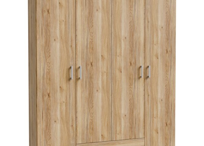 Szafa 180 cm z szufladą ECONOBOX 2 Dąb Mauvella Indeks: ECBS941-D108 edfs-04