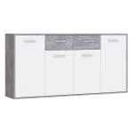 Komoda 165 cm ANTUZA Biały/Beton Jasnoszary Indeks: NTU241-C251 aefk-03