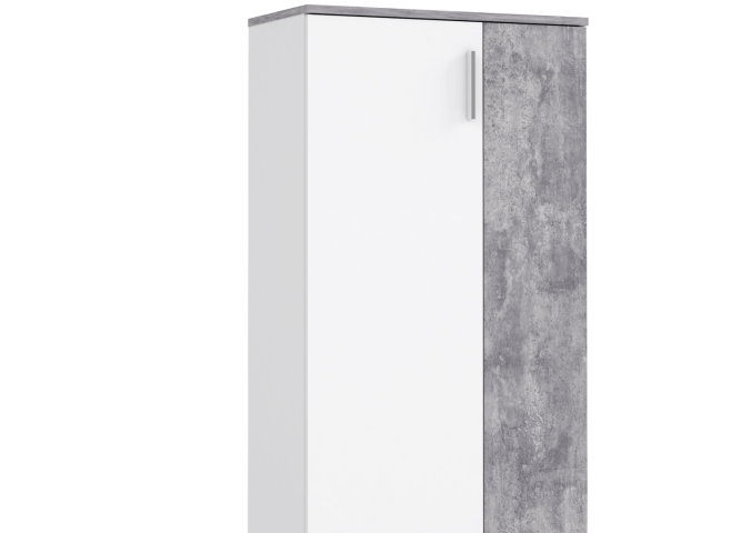 Szafka na buty 70 cm NET106 Biały/Beton Indeks: BTS321-C296A nofb-12