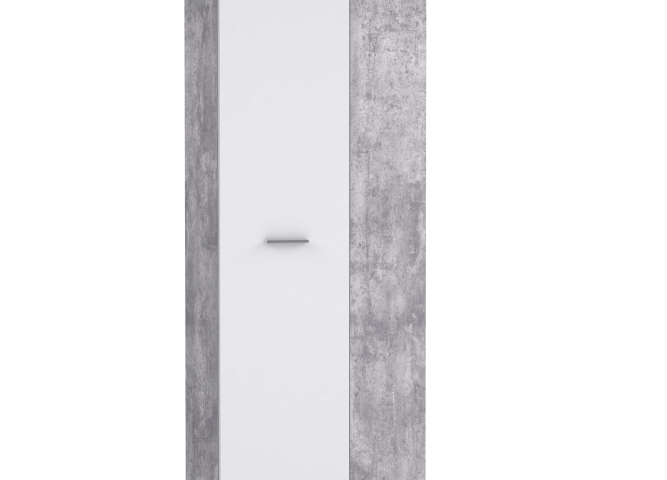 Szafa na buty 70 cm NET106 Beton/Biały Indeks: MS151-C251 nofb-13