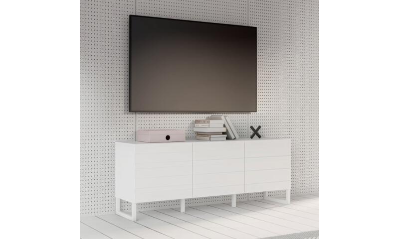 BTFR-04 BEATA szafka RTV biały - obrazek 5