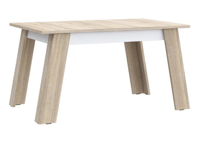 Stół rozkładany 140x90 cm ZUMBA Dąb Sonoma/Biały Indeks: ZMBT423-Q36F ZEFS-07 ZENEK stół rozkładany dąb Sonoma