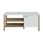 Stolik kawowy prostokątny z szafką i półką 110x60 cm SAITAMA Dąb Mauvella/Secret Grey Indeks: CFTT5172-M826 SŁFS-01 SŁAWEK stolik