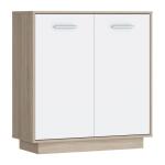 komoda ntu221-q45f dąb sonoma biały aefk-01