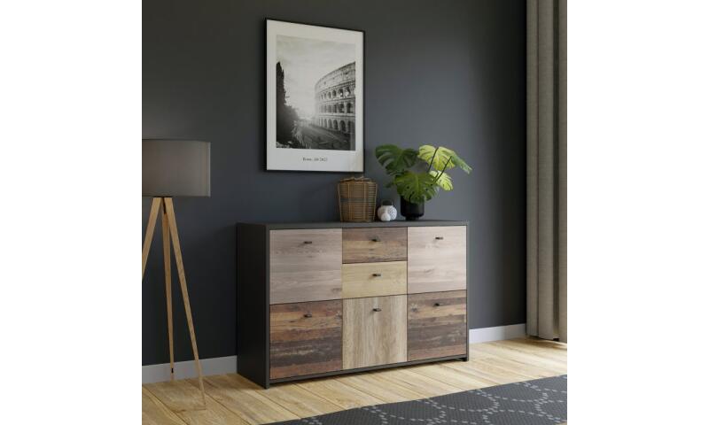 BEFK-05 BENIO komoda old wood czarny - obrazek 3