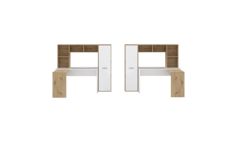 NOFB-02 NORBERT biurko dąb artisan - obrazek 3