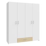 Szafa 160 cm z szufladami ECONOBOX Biały/Dąb Puccini Indeks: ECBS842-M870 edfs-22