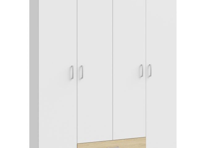 Szafa 160 cm z szufladami ECONOBOX Biały/Dąb Puccini Indeks: ECBS842-M870 edfs-22