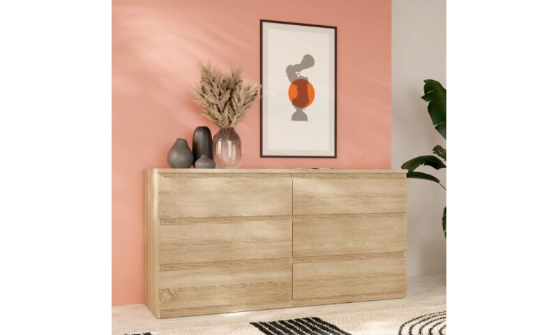 EMFK-06 EMIL komoda dąb sonoma - obrazek 5