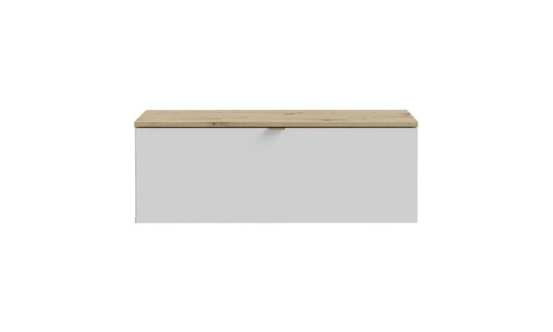 LŁFR-01 LESŁAW szafka RTV biały / dąb artisan - obrazek 3