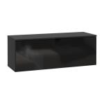 Szafka RTV wisząca 100 cm LIBERTAD Czarny/Czarny Połysk Indeks: LBTT111-Q183 lłfr-01 czarny