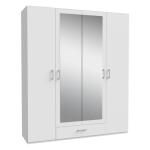 Szafa z lustrem 180 cm z szufladą ECONOBOX 2 Biały Indeks: ECBS944-120 edfs-23