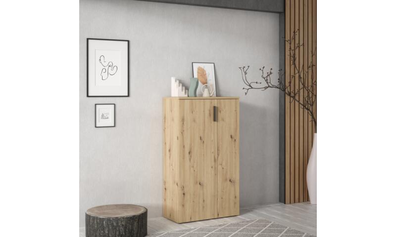 NOFB-12 NORBERT szafka na buty dąb artisan - obrazek 4