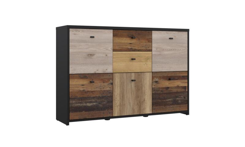 Komoda Indeks: SQNK233-C604 befk-05 old wood czarny