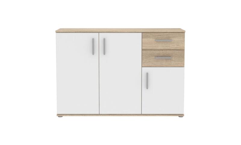 NOFK-59 NORBERT komoda dąb sonoma / biały - obrazek 3