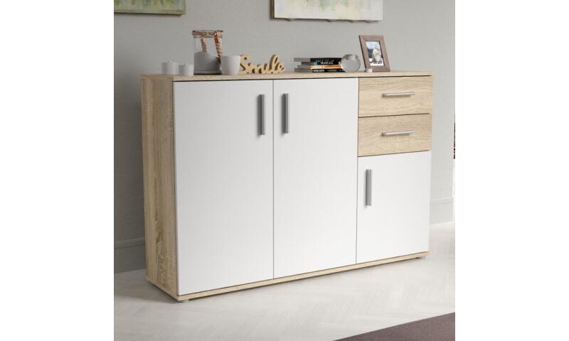 NOFK-59 NORBERT komoda dąb sonoma / biały - obrazek 4
