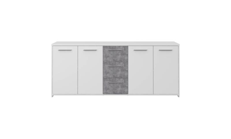 PAFK-01 PATRYK komoda biały / beton - obrazek 3