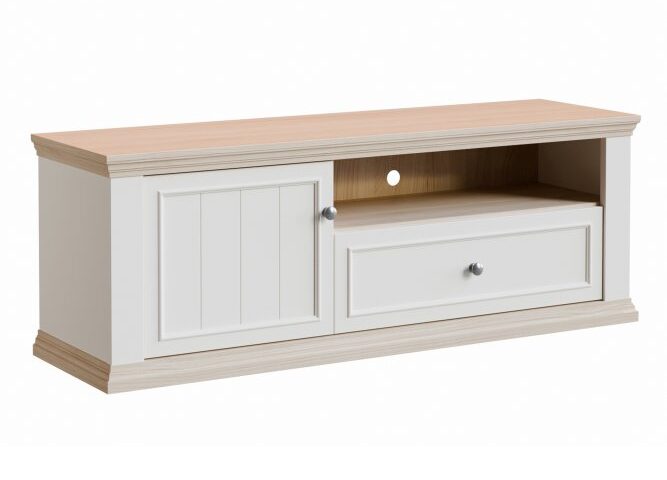 Szafka RTV L Indeks: PNTT121L-Q214 dąb riva biały