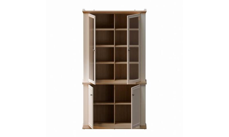 PTFW-06 PATRYCJA witryna dąb riva / biały - obrazek 4