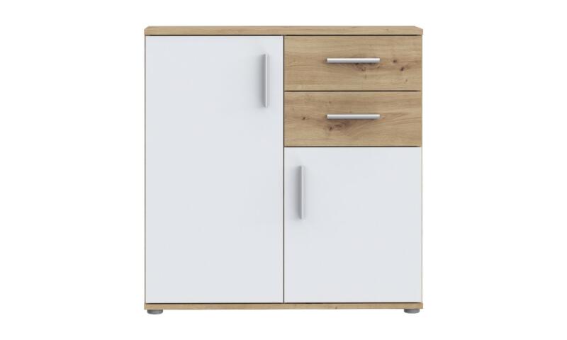 NOFK-56 NORBERT komoda dąb artisan / biały - obrazek 3