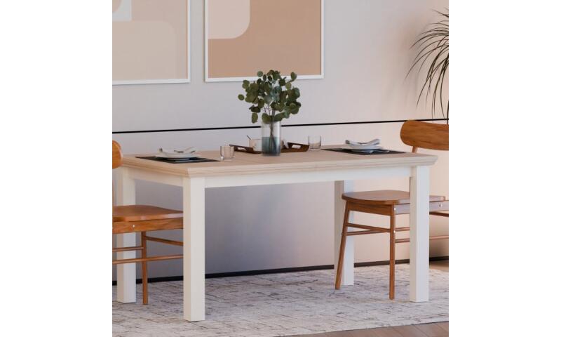 PTFS-10 PATRYCJA stół rozkładany dąb riva / biały - obrazek 4