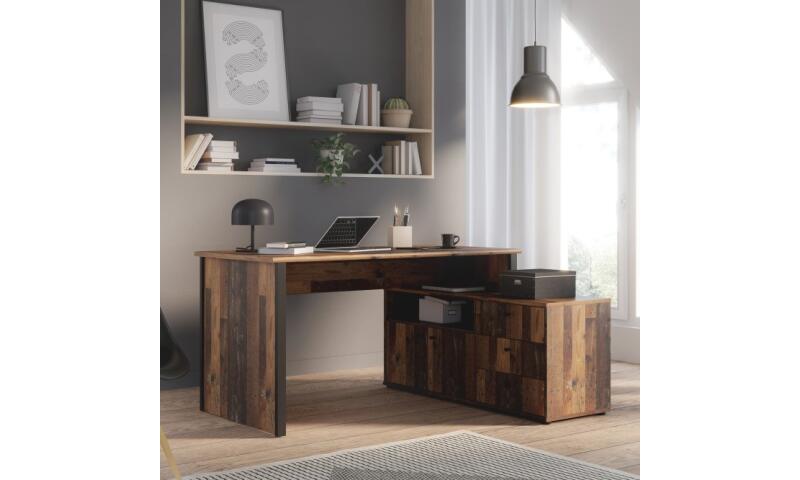 NOFB-43 NORBERT biurko old vood vintage - obrazek 4