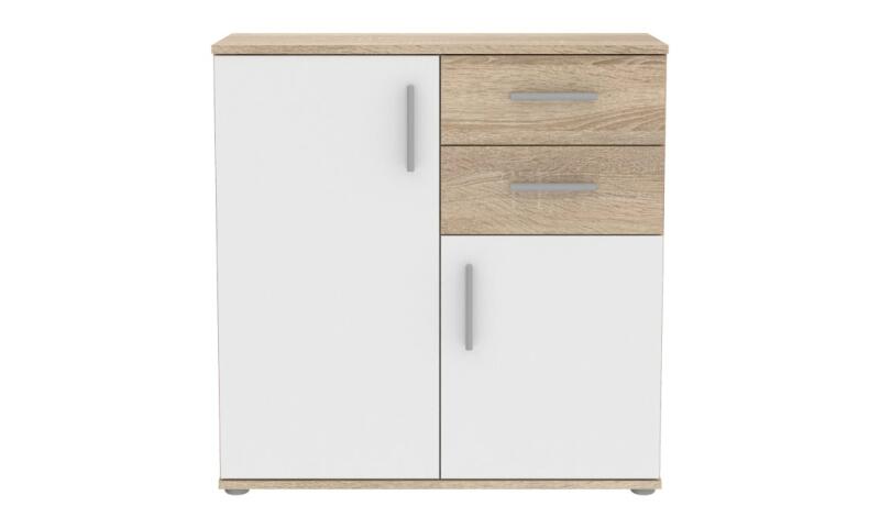 NOFK-56 NORBERT komoda dąb sonoma / biały - obrazek 3