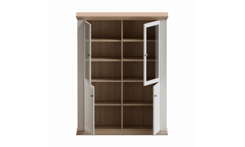 PTFW-09 PATRYCJA witryna dąb riva / biały - obrazek 4