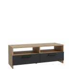 Szafka RTV 100 cm HELPPO Dąb Artisan/Czarny Indeks: FINBNT12-M709 nofr-50