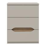 Wysoka szafka nocna 50 cm z szufladami EDWAL Piaskowy/Dąb Mauvella Indeks: EDWK112-M902 EUFS-08 EUGENIA szafka nocna