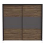 Opis 2-drzwiowa szafa przesuwna PEMBURY będzie funkcjonalnym i wyróżniającym się elementem wystroju Twojej sypialni. Praktyczne wnętrze szafy zagwarantuje wygodę w przechowywaniu ubrań, pościeli i innych rzeczy osobistych. Przestronna szafa o wymiarach: szerokość 231 cm x wysokość 215,9 cm x głębokość 63,9 cm Wnętrze wyposażone w 2 drążki ubraniowe i głębokie, szerokie półki Wykonana w połączeniu dekorów: Dąb Justus / Uni Wolfram szary Szafa w komplecie z listwami okalającymi, które są estetycznym wykończeniem mebla Szafa dobrze komponuje się z innymi meblami z kolekcji PEMBURY Bezpieczeństwo użytkowania zapewnia montaż do ściany (komplet okuć dołączony w zestawie) Szczegóły produktu Informacje logistyczne Instrukcje montażu i karty bezpieczeństwa produktu Szafa przesuwna 230 cm PEMBURY Dąb Justus/Grafit Indeks: DLCS92313-M777 PUFS-11 PAULINA szafa