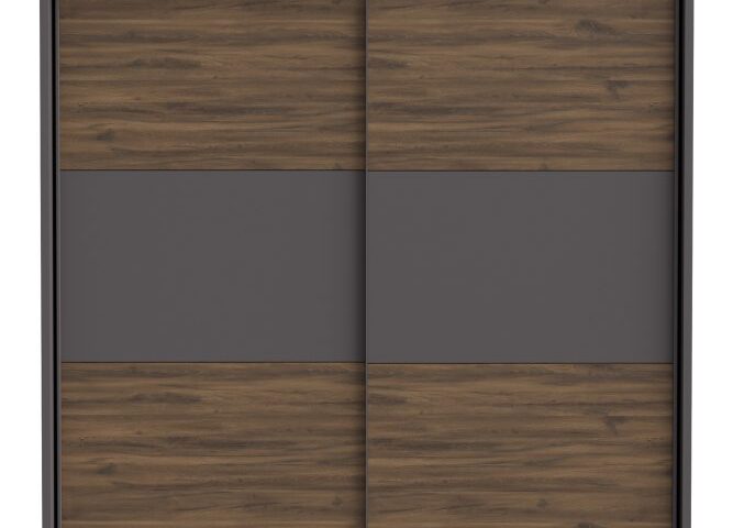 Opis 2-drzwiowa szafa przesuwna PEMBURY będzie funkcjonalnym i wyróżniającym się elementem wystroju Twojej sypialni. Praktyczne wnętrze szafy zagwarantuje wygodę w przechowywaniu ubrań, pościeli i innych rzeczy osobistych. Przestronna szafa o wymiarach: szerokość 231 cm x wysokość 215,9 cm x głębokość 63,9 cm Wnętrze wyposażone w 2 drążki ubraniowe i głębokie, szerokie półki Wykonana w połączeniu dekorów: Dąb Justus / Uni Wolfram szary Szafa w komplecie z listwami okalającymi, które są estetycznym wykończeniem mebla Szafa dobrze komponuje się z innymi meblami z kolekcji PEMBURY Bezpieczeństwo użytkowania zapewnia montaż do ściany (komplet okuć dołączony w zestawie) Szczegóły produktu Informacje logistyczne Instrukcje montażu i karty bezpieczeństwa produktu Szafa przesuwna 230 cm PEMBURY Dąb Justus/Grafit Indeks: DLCS92313-M777 PUFS-11 PAULINA szafa