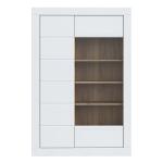 Witryna 100 cm LEFKADAS Biały/Dąb Mauvella Indeks: LFKV521-M987 LUFW-04 LUCJAN witryna