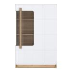 Niska witryna z oświetleniem 90 cm ATTENTION Dąb Riviera/Biały Połysk Indeks: ATNV511RB-M743 ANFW-13 ANITA witryna