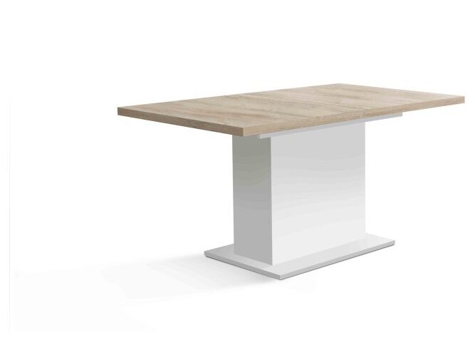 Stół rozkładany 160x90 cm ELARA Biały/Dąb Bianco Indeks: ERXT42-C586 EWFS-07 EDWIN stół rozkładany