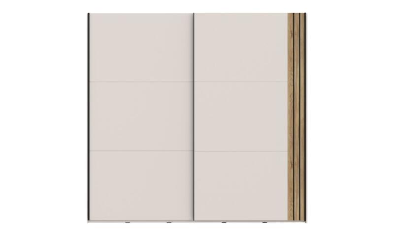 Opis Szafa z kolekcji WAIKATO w stylu skandynawskim będzie pięknie prezentować się w takich pomieszczeniach jak sypialnia. 2-drzwiowa szafa przesuwna zapewnia odpowiednio dużo miejsca do przechowywania. W organizacji przedmiotów pomogą liczne półki oraz drążek na ubrania. Ozdobne lamele na froncie podkreślają skandynawski styl i przełamują gładkie powierzchnie. Funkcjonalny mebel o wymiarach: szerokość 220,1 cm x wysokość 210,5 cm x głębokość 61,2 cm Mebel wykonany w dekorze: Piaskowy / black Wnętrze wyposażone w: półki zagwarantuje doskonałą organizację przestrzeni do przechowywania ubrań i innych przedmiotów Szczegóły produktu Informacje logistyczne Instrukcje montażu i karty bezpieczeństwa produktu Szafa przesuwna 220 cm WAIKATO Piaskowy Indeks: WKTS92316-M902 WLFS-05 WALENTY szafa