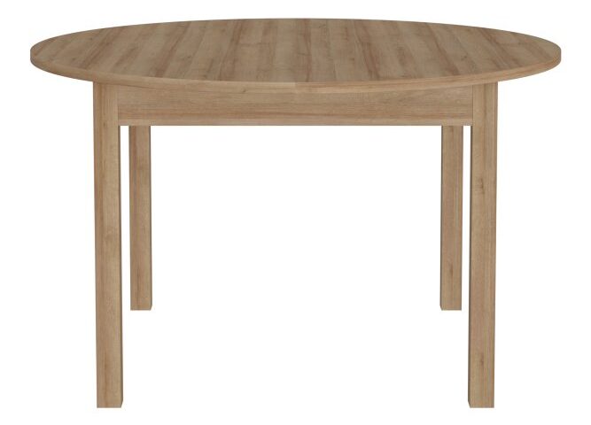 Stół okrągły rozkładany 130x130 cm ATTENTION Dąb Riviera Indeks: TBLT7075-D85 ANFS-17 ANITA stół rozkładany