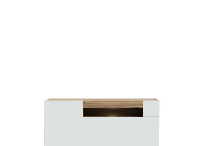 Komoda 180 cm LEWISVILLE Secret Gray/Dąb Valencia Indeks: LWSK231-M829 LDFR-14 LIDKA komoda