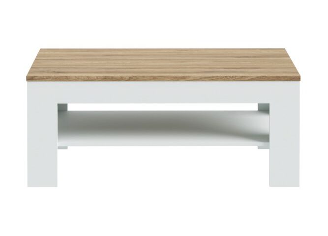 Stolik kawowy prostokątny z półką 110x60 cm LEWISVILLE Secret Grey/Dąb Valencia Indeks: CFTT5016-M830 LDFS-01 LIDKA stolik