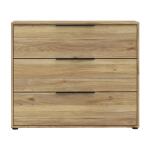 Opis Komoda z kolekcji ORKNEY dopełni każde mieszkanie urządzone w stylu MODERN. Mebel posiada szuflady (3), dzięki czemu zmieścisz wszystkie niezbędne przedmioty. Na blacie komody wyeksponujesz zdjęcia, kwiaty i pamiątki rodzinne, a całą aranżację wnętrza możesz dodatkowo uzupełnić o pozostałe elementy kolekcji ORKNEY. Komoda w dekorze Dąb Mauvella Mebel o wymiarach: szerokość 97.9 cm x wysokość 81.7 cm x głębokość 41.4 cm, z różnymi opcjami przechowywania Nóżki typu ślizgacz chronią podłogę przed zarysowaniami Szczegóły produktu Informacje logistyczne Instrukcje montażu i karty bezpieczeństwa produktu Komoda Indeks: OKYK211-D108 ORFK-01 OREST komoda