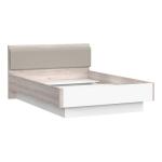 Opis Sypialnia odgrywa ważną rolę w życiu każdego z nas – to tu regenerujemy organizm po aktywnym dniu, czytamy książki i odpoczywamy. Nie ulega wątpliwości, że kluczowym elementem każdej sypialnianej strefy jest łóżko. Nasze łóżko z zagłówkiem spełni Twoje wymagania estetyczne oraz sprawi, że spędzona w zaciszu Twojej sypialni noc zaowocuje zdrowiem, świetnym samopoczuciem i dużą dawką energii. Łóżko przeznaczone jest do materaca o powierzchni 140x200 cm (sprzedawane jest bez materaca), wymagany wkład na ramie Łóżko dostępne w trzech oryginalnych wersjach kolorystycznych: Dąb Szlachetny Tekstowy/Dąb Czarny, Uni Wolfram Szary/Biały/Czarny/Orientalny Zielony, Dąb Piaskowy/Biały Połysk Łóżko wykonane z wysokiej klasy płyty wiórowej, tapicerka z beżowej ekoskóry Wytrzymałe i odporne na uszkodzenia mechaniczne obrzeże ABS Nóżki ze ślizgaczem, które zadbają o Twoje podłogi Wygodny, tapicerowany zagłówek, który to nie jest tylko efektowną dekoracją, lecz przede wszystkim komfortowym oparciem Łóżko można wyposażyć w dodatkowe oświetlenie dostępne w ofercie: lampki nocne montowane do wezgłowia lub listwy oświetleniowe montowane pod stelażem Mebel jest bardzo łatwy w montażu Zaledwie drobne zabiegi pielęgnacyjne, powszechnie dostępnymi i niedrogimi środkami do pielęgnacji mebli sprawią, że łóżko pozostanie w idealnym stanie przez bardzo długie lata Szczegóły produktu Informacje logistyczne Instrukcje montażu i karty bezpieczeństwa produktu Łóżko 140x200 cm RONDINO Dąb Piaskowy/Biały Indeks: RDNL242-T30 RAFS-07 RADEK stelaż łóżka