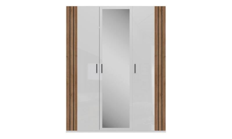 Szafa z lustrem 170 cm WAKATIPU Biały/Dąb Riviera Indeks: WTPS931-M247 WNFS-05 WANDA szafa