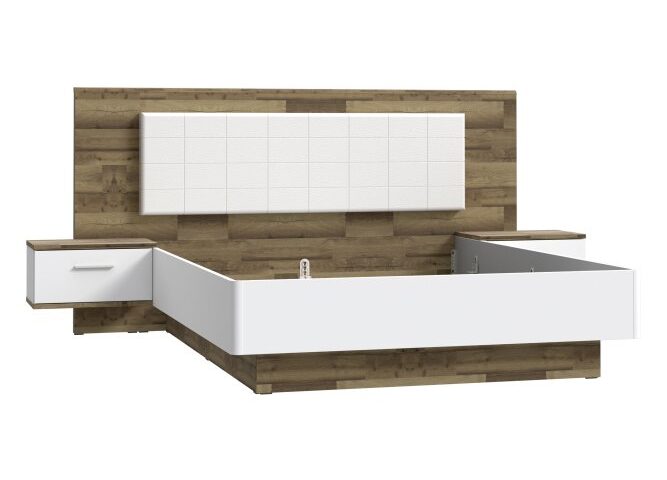 MRFŁ-02 MARIA stelaż łóżka + szafki nocne