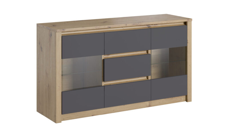 MEGK-02 MERIDA komoda szary