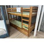 ŁÓŻKO PIĘTROWE DZIECIĘCE Z MATERACAMI WYPRZEDAŻ